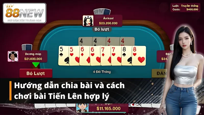 Cách chơi bài Tiến Lên chuẩn