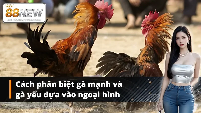 Các dấu hiệu giúp nhận diện gà khỏe và gà yếu